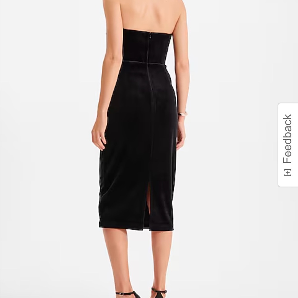 Formal Black Velvet Dress - Picture 3 of 5